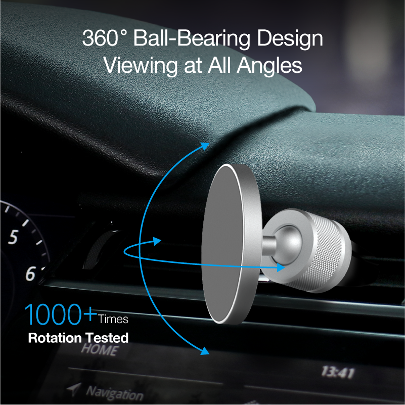 AluDisc Go Car Mount (MagSafe compatible)