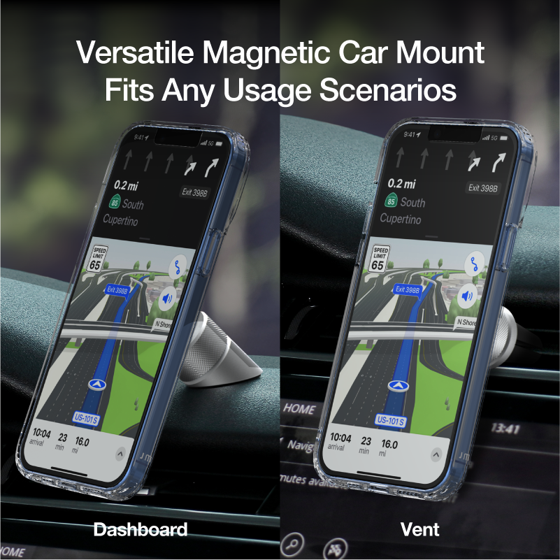 AluDisc Go Car Mount (MagSafe compatible)