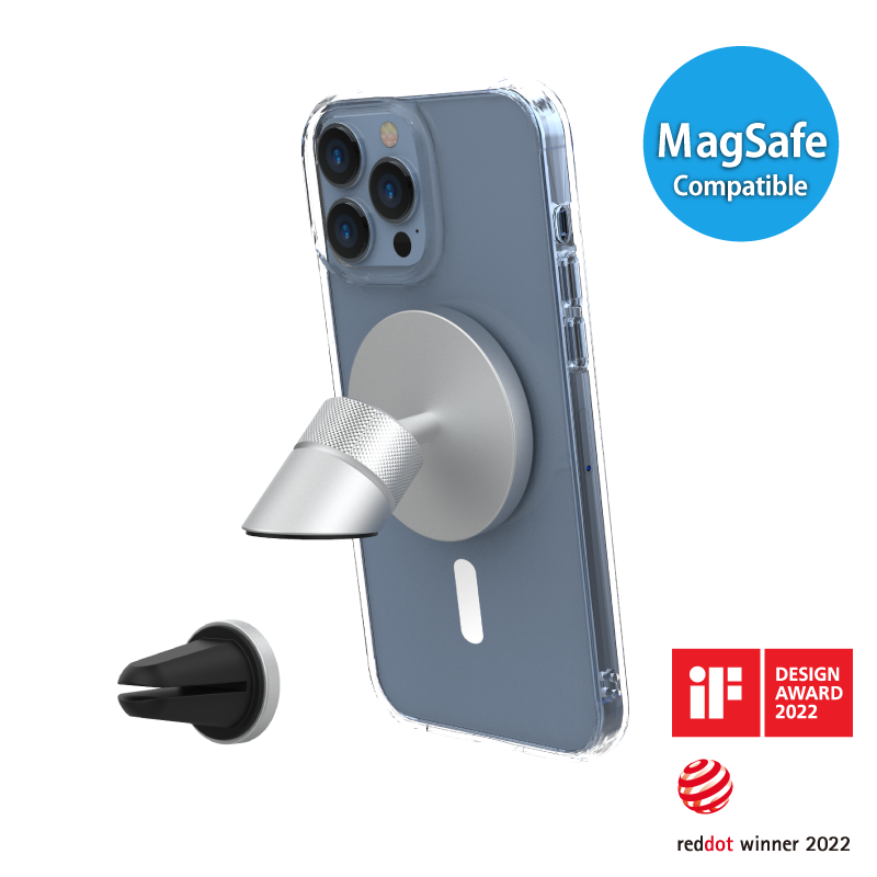 AluDisc Go Car Mount (MagSafe compatible)