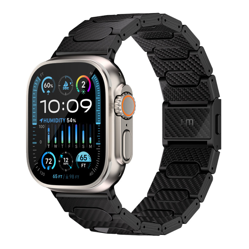 JM 1K Carbon Fiber Watch Band for Apple Watch