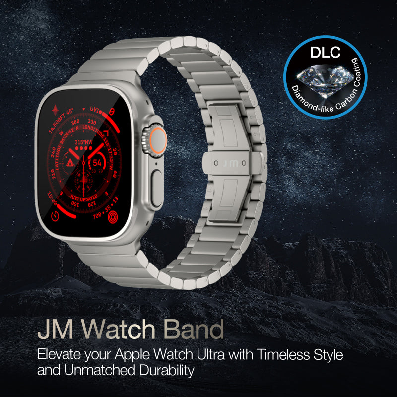 JM DLC-Coated Titanium Watch Band for Apple Watch Ultra