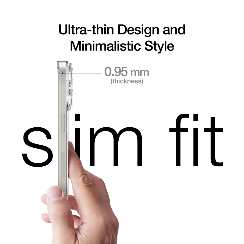 TENC™ [Slim Fit] Crystal [iPhone 15 Pro Max]