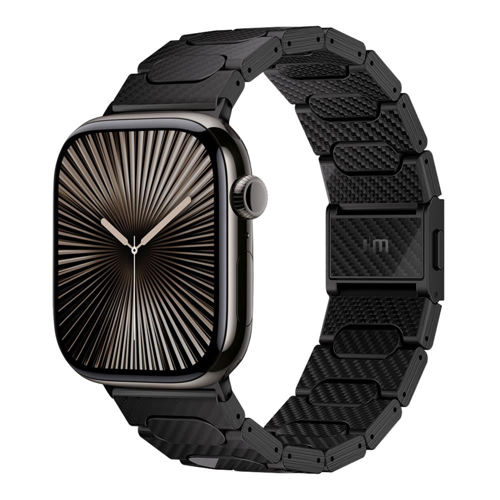 JM 1K Carbon Fiber Watch Band for Apple Watch