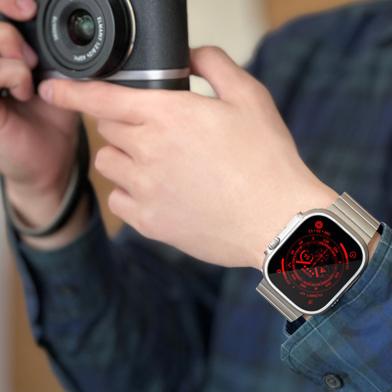 JM DLC-Coated Titanium Watch Band for Apple Watch Ultra
