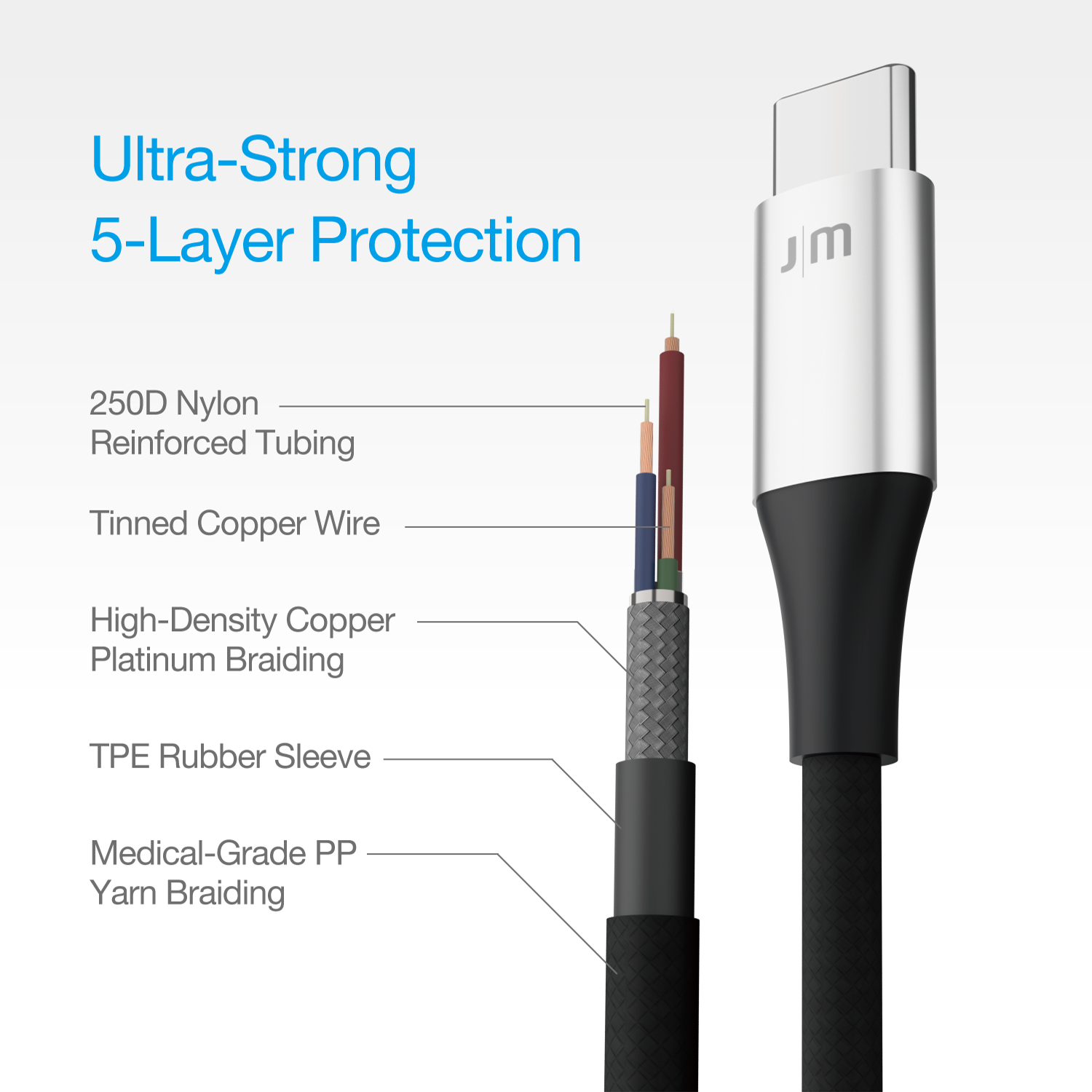 AluCable™ USB-C to Lightning Cable