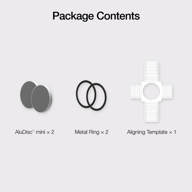 AluDisc™ mini Wall Mount (2 PCS Pack)